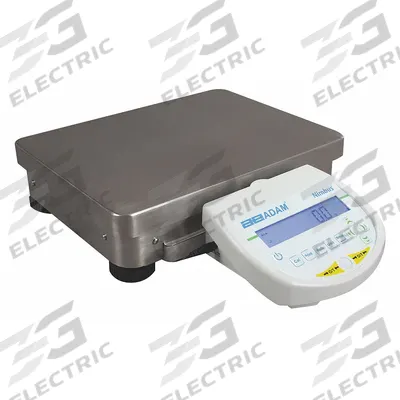 ADAM EQUIPMENT Compact Bench Scale: 16,000 g Capacity, 0.1 g Readability, 0.2 g Repeatability - Precision Lab Balances