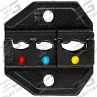 PRO'SKIT Upper and Lower Crimping Die: Wire, Insulated Terminal, Universal, Universal, 1 Dies in Set (MPN 300-058). Key specifications — attr511086: Yellow; attr542112: Wire; attr542113: Insulated Terminal; attr542115: Universal; attr542114: Universal; attr473957: PRO'SKIT.