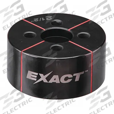 MILWAUKEE Knockout Die: 12 ga Sheet Metal Capacity (Steel), 2 1/2 in Nominal Size - Milwaukee Knockout Punches & Dies