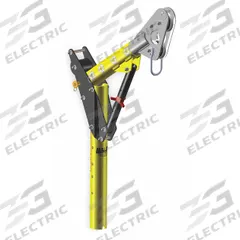 MILLER BY PIP Adjustable Upper Mast: Lower Mast Extension, Yellow, 1,800 lb Tensile Strength (MPN DH-23/). Key specifications — Brand: MILLER BY PIP; Color: Yellow; Confined Space Component: Upper Arm Mast; Compatible Component: Lower Mast Extension; Material: Aluminum; For Use With: Lower Mast Extension; Finish: Powder Coated.