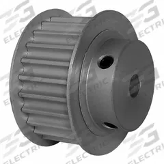 DAYTON Timing Pulley: Modified Curvilinear, Fixed, For GT Timing Belt Section, For 15 mm Belt Wd (MPN 24-5P15-6FA3). Key specifications — Brand: DAYTON; Finish: Clear Anodized; For Belt Series: Powerhouse®.