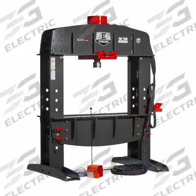 EDWARDS Hydraulic Press: Electric, H-Frame - Hydraulic-Electric H-Frame Hydraulic Presses