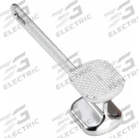 TABLECRAFT PRODUCTS COMPANY Meat Tenderizer: 2 Sides, 10 1/4 in Overall Lg, Aluminum, Silver (MPN 3005)
