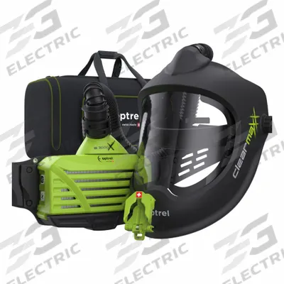 MSA PAPR Kit: Grinding Shield, Belt-Mount, Battery/Charger/HE Filter in Carry Bag - MSA Optimair TL Welding PAPR Systems