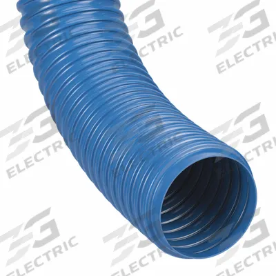 CONTINENTAL Material Hose: 1 1/2 in Hose Inside Dia., 100 ft Hose Lg, 50 psi, PVC Nitrile - Polyurethane Bulk Material-Handling Hoses with PVC Cover