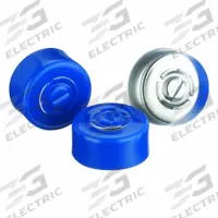 Lab Bottle Caps: 13 mm Dia, Blue, Aluminum, Unlined, 1,000 Closures Included, Colored (MPN 224182-05). Key specifications — Clarity: Colored; Septa Included: No; Vented: No; Brand: WHEATON; Closure Color: Blue; Closure Liner Material: Unlined.