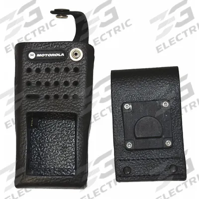 MOTOROLA Case with Swivel Belt Loop: Fits Motorola, Black, Hard Leather, Belt Loop/Cases - Motorola-Compatible Carrying Accessories