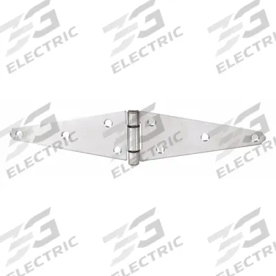 APPROVED VENDOR Strap Hinge: Steel, 2 1/2 in Leaf Ht - Strap Hinges