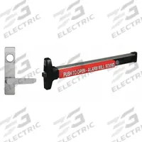 DETEX Exit Device: 36 in Max Door Wd, Aluminum (MPN V4008BN EB CD 628 99 36). Key specifications — Product Type: Exit Device; Brand: DETEX; Exit Device Type: Rim; Outside Trim Type: Lever; Exit Bar Style: Touchbar; ADA Compliant: Yes.