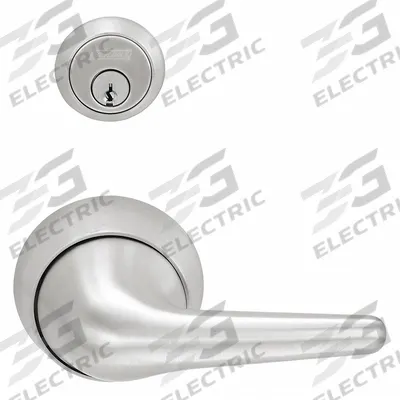 SCHLAGE Door Lockset: Office Lever Locksets, Stainless Steel, ADA Compliant