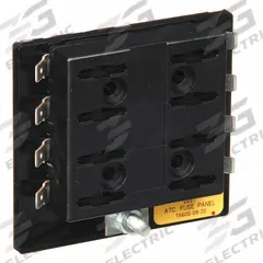 BUSSMANN Fuse Block: Open, 8 Pole, Bolt-Down Mounting, Quick Connect Termination, Automotive Blade (MPN 15600-08-20). Key specifications — Brand: BUSSMANN.
