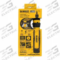 DEWALT Screwdriver: 1/4 in Drive Size, 44 in-lb, 44 in-lb Torque - Max, 360 RPM No Load Speed (MPN DWHT66719). Key specifications — attr1169645: Brushed.