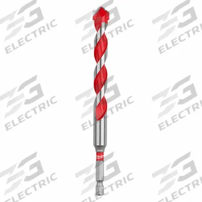 MILWAUKEE Hammer Drill Bit: 1/2 in Drill Bit Size, 4 in Max Drilling Dp - Hex-Shank Impact-Rated Concrete & Masonry Drill Bits