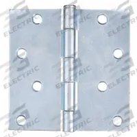 APPROVED VENDOR Butt Hinge: Steel, Full Mortise, 1 3/4 in Leaf Wd (MPN 4PA61). Key specifications — Removable Pin: Yes; Bearing Type: Plain; Material: Steel.