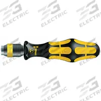 WERA Multi-Bit Screwdriver: Kraftform, 10 or Less Tips, 1 Pieces, 0 Bits, Stainless Steel, 0 Tips (MPN 05051273001). Key specifications — attr1213245: Handle Only; attr1213221: Ergonomic; attr1213219: WERA.