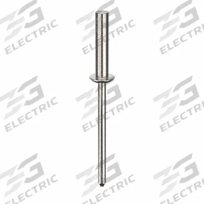 APPROVED VENDOR Blind Rivet,1 18/25" L,1/8" dia,PK500: Inch, 1 23/32 in Overall Lg, 39/64 in Body Lg - Domed-Head Blind Rivets