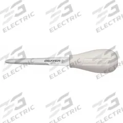 SANI-SAFE Oyster Knife: Curved, 6 1/2 in Overall Lg, Steel Blade, Polypropylene Handle, White Handle (MPN 10433). Key specifications — Brand: SANI-SAFE; Blade Material: Steel; Blade Type: Curved; Edge Style: Smooth; Forged/Stamped: Stamped; Handle Color: White; Handle Material: Polypropylene; Knife Type: Oyster Knife.