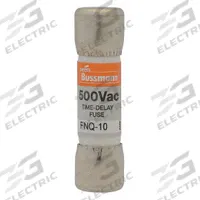 BUSSMANN Fuse: FNQ Series, Midget, Time-Delay, 600 mA, 500 V AC, 13/32 in x 1 1/2 in, Non-Indicating (MPN FNQ-6/10). Key specifications — Series: FNQ; Brand: BUSSMANN.