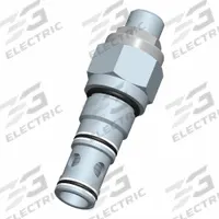 BUCHER HYDRAULICS Cartridge Valve: Screw-In, Screwdriver Adjustment, C12-25 Valve Cavity Size, LCEF (MPN LCEF-12-N-A-S-0-160). Key specifications — attr1012059: LCEF-12-N-A-S-0-160; attr1250696: LCEF; attr1011660: Nitrile; attr1011632: Screwdriver; attr1011635: BUCHER HYDRAULICS; attr1011636: Steel; attr1011644: C12-25.