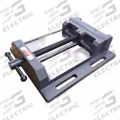 DAYTON Machine Vise: 8 in Jaw Face Wd, 8 in Max Jaw Opening, 2 in Throat Dp, Smooth/V-Grooved Face (MPN 4TK03). Key specifications — Brand: DAYTON.
