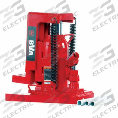 BVA HYDRAULICS Hydraulic Ram Machine Lift: Steel, Manual Handle, Mechanical - Low-Clearance Toe Jacks