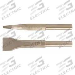 AMPCO Chisel: IR Chisel Scaler, 0.5 in Shank Size, 2 in Chisel Tip Wd, 5 in Overall Lg (MPN CS-24-ST). Key specifications — attr294782: AMPCO; attr292745: Aluminum Bronze.