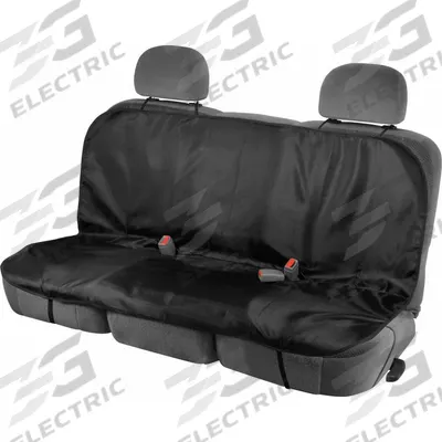 BELL Seat: Backseat Cover, 7 1/2 in Lg (In.), 2 in Wd (In.), Black - Vehicle Seat Covers