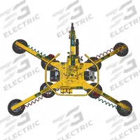 WOOD'S POWR-GRIP Vacuum Lifter: 1,400 lb Max Load Capacity, Glass, Flat/Smooth, Battery, 8 Pads (MPN MRTA811LDC3). Key specifications — attr993377: WOOD'S POWR-GRIP; attr993358: Smooth; attr993362: 90° Tilt.