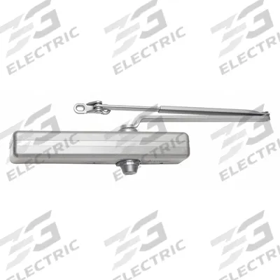 LCN Door Closer: Std Mounting Type, Grade 2 - Medium Duty, Aluminum - Standard Arm-Mount Door Closers
