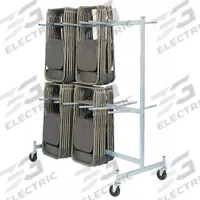 RAYMOND PRODUCTS Chair Cart: 800 lb, 63 in L x 32 in W x 84 in H, For 60 Chairs, (4) Swivel, Gray (MPN 900L). Key specifications — Frame Color: Gray; Brand: RAYMOND PRODUCTS; Caster/Wheel Configuration: (4) Swivel.