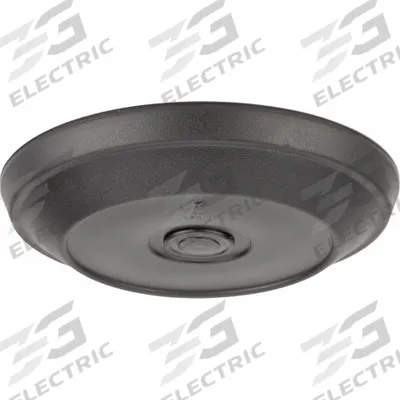 CARLISLE DINEX Insulated Base: Onyx, 9 1/2 in Dia - Insul-Base Insulated Meal Bases