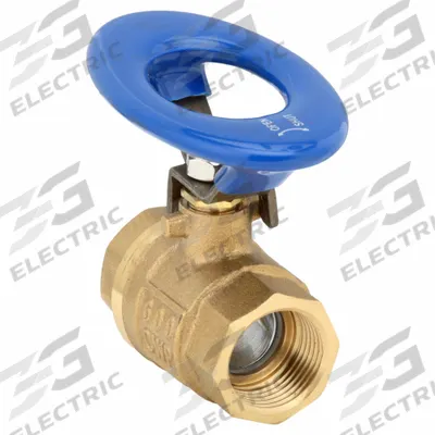 APPROVED VENDOR Manual Two-Way Ball Valve: 3/4 in, Brass, Straight, FNPT x FNPT - Brass Ball Valves