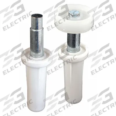 PRIME-LINE Pivot Guide: 2 1/2 in Lg, 3 3/4 in Wd, 30 lb Max Wt - Hanging Door Guides