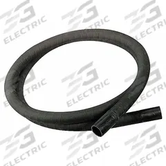 TORNADO Vacuum Hose: 2 in Hose Dia, 16 ft Hose Lg, Plastic, Black (MPN 90324). Key specifications — Material: Plastic; Brand: TORNADO.