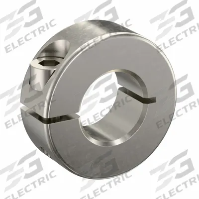 RULAND MANUFACTURING Shaft Collar: 1-Piece, Metric, Round, Clamp-On, 19 mm Bore Dia - Stainless Steel Shaft Collars