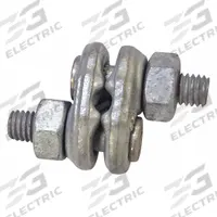 CROSBY Wire Rope Double-Saddle Clip: 1/2 in Compatible Rope Dia, 11 in Rope Turnback Lg, Steel (MPN 1010532). Key specifications — attr988144: Forged; attr988137: Silver; attr988149: Steel; attr988168: CROSBY.