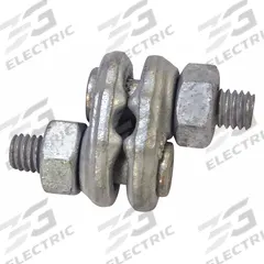 CROSBY Wire Rope Double-Saddle Clip: 1/2 in Compatible Rope Dia, 11 in Rope Turnback Lg, Steel (MPN 1010532). Key specifications — attr988144: Forged; attr988137: Silver; attr988149: Steel; attr988168: CROSBY.