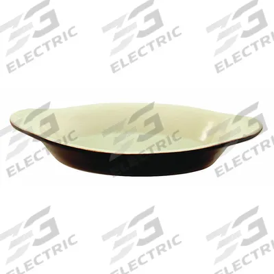 CRESTWARE Rarebit: 12 oz Capacity, 1 3/8 in Overall Dp, 5 1/4 in Overall Wd - Rarebit & Au Gratin Dishes