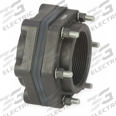 BANJO Bulkhead Tank Flange: Glass Reinforced Polypropylene Body - Glass-Filled Polypropylene Bolt-On Fittings
