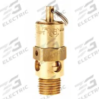 CONRADER Safety Valve: Hard Seat, 1/4 in (M)NPT Inlet (In.), 1/4 in (F)NPT Outlet (In.), Brass (MPN SRH250-14-200 SST). Key specifications — attr291993: Hard Seat; attr291998: Brass; attr292007: Stainless Steel; attr292009: Brass; attr294753: CONRADER.