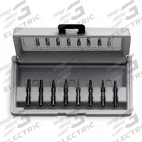 WIDIA Carbide Bur Set: 1/4" Shank, 8 pc (MPN M40593). Key specifications — Trade Number: SE-1; Brand: WIDIA METAL REMOVAL.