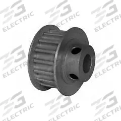 DAYTON Timing Pulley: Curvilinear, Fixed, For HTD Timing Belt Section, For 9 mm Belt Wd, 17 Teeth (MPN 17-5M09M6FA8). Key specifications — Brand: DAYTON; Finish: Clear Anodized; For Belt Series: Powerhouse®.