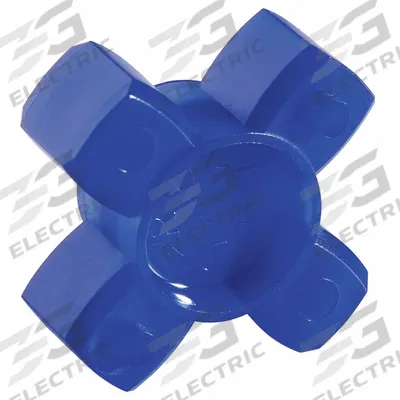 RULAND MANUFACTURING Jaw Coupling Insert: JC12/JS12/MJC19/MJS19 Coupling Size - Zero-Backlash Curved Jaw Spiders
