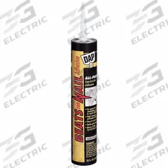 DAP Construction Adhesive: Beats The Nail, 28 fl oz, Cartridge, Gray (MPN 25084). Key specifications — Adhesive Color: Gray.
