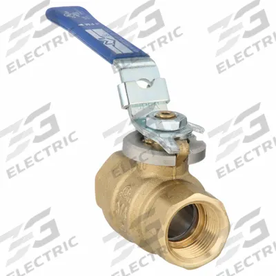 MILWAUKEE VALVE Manual Two-Way Ball Valve: 3/4 in, Brass, Straight, FNPT x FNPT - Brass Ball Valves
