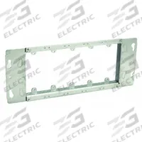 RACO Electrical Box Cover: Blank, 3/4 in Raised Ht, Steel, 12.5 in Overall Lg, 4.5 in Overall Wd (MPN 824). Key specifications — Brand: RACO; Material: Steel; Cover Design: Blank.