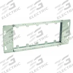 RACO Electrical Box Cover: Blank, 3/4 in Raised Ht, Steel, 12.5 in Overall Lg, 4.5 in Overall Wd (MPN 824). Key specifications — Brand: RACO; Material: Steel; Cover Design: Blank.