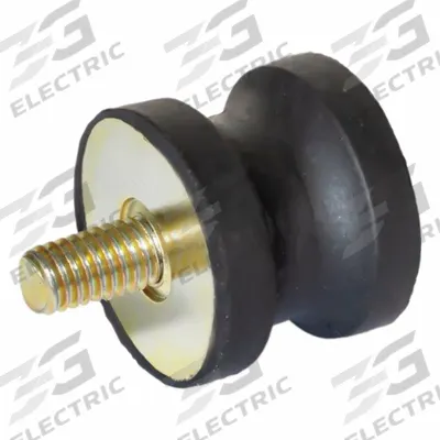 JW WINCO Vibration-Isolating Mount: Hourglass, Natural Rubber - Male x Female Vibration-Isolating Mounts