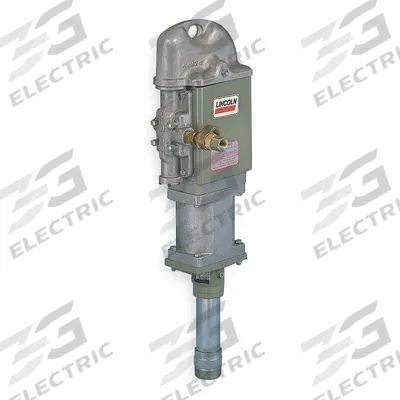 LINCOLN Air Drum Pump: Stub Pump, 12:1, 12.6 gpm Max. Flow Rate, 120°F Max. Fluid Temp. - Standard Dispensing Piston Drum Pumps