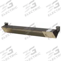 FOSTORIA Outdoor/Indoor Quartz Infrared Heater, Brown, 1500W 120V: 1500W Watt Output, 120V AC (MPN OCH46-120VE). Key specifications — Wattage Output: 1500W; Voltage: 120V AC; Brand: FOSTORIA; Electrical Connection: Hardwired; Element Type: Quartz Tube; Housing Color: Bronze; Housing Material: Galvanized Steel; Overall Dimensions - L x W x D: 47 in x 5-3/8 in x 6-1/2 in.